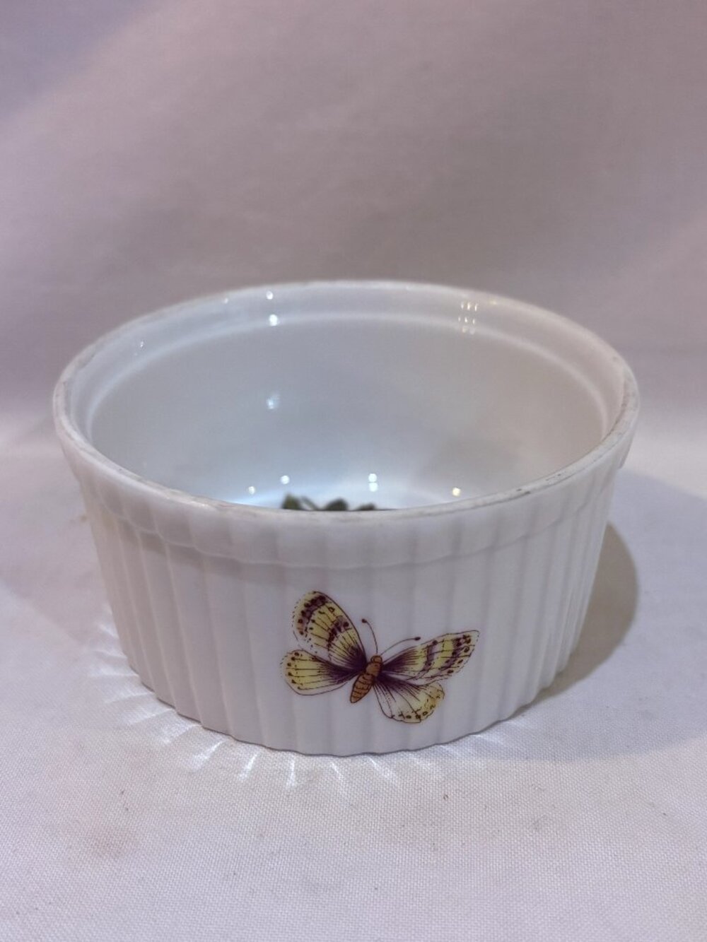 Cordon Bleu BIA Custard Ramekin Baking Cup Butterfly Floral